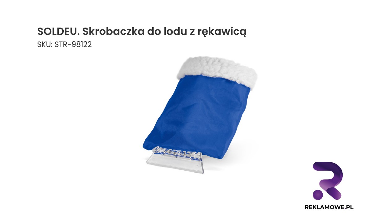Skrobaczka do lodu SOLDEU z zintegrowaną rękawicą