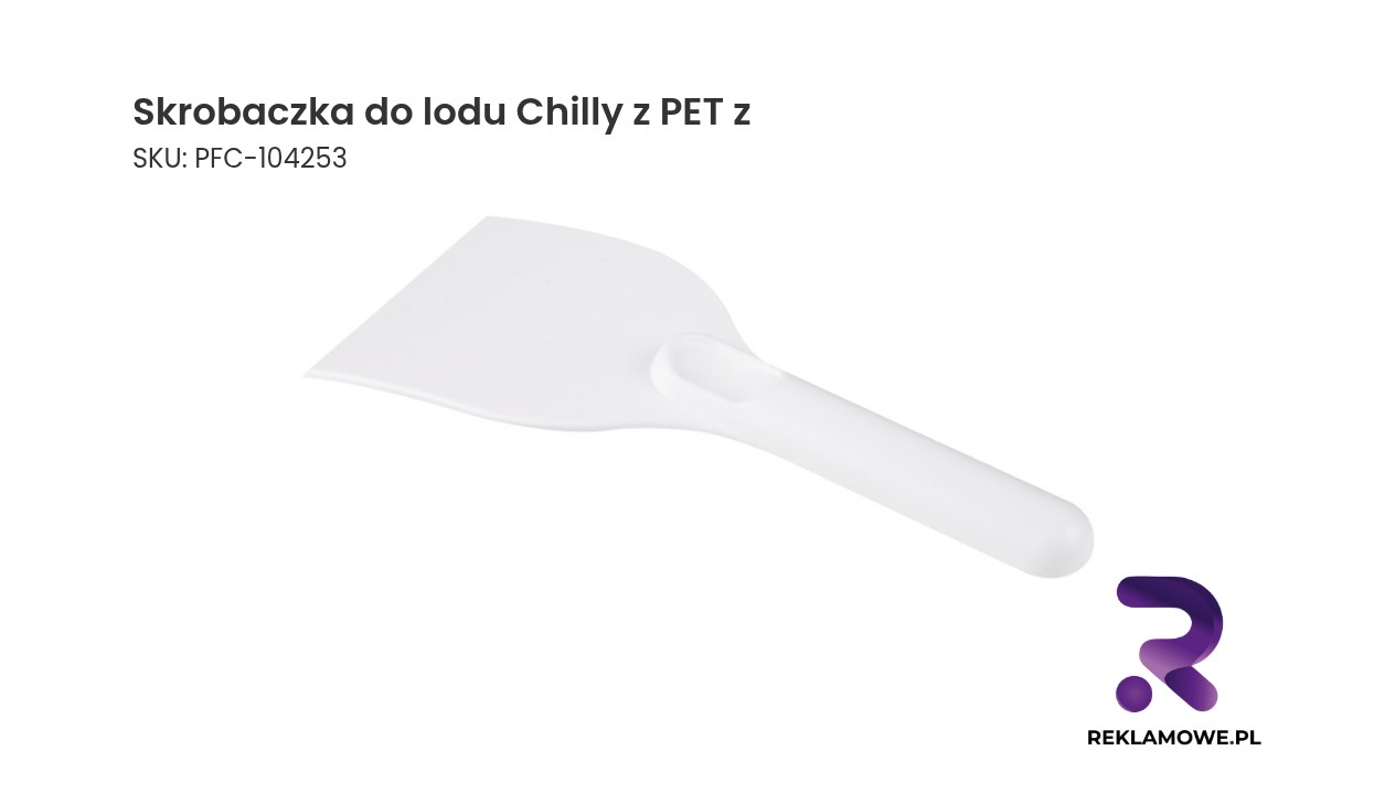 Skrobaczka do lodu Chilly z PET z recyklingu Skrobaczka do lodu Chilly wykonana z PET