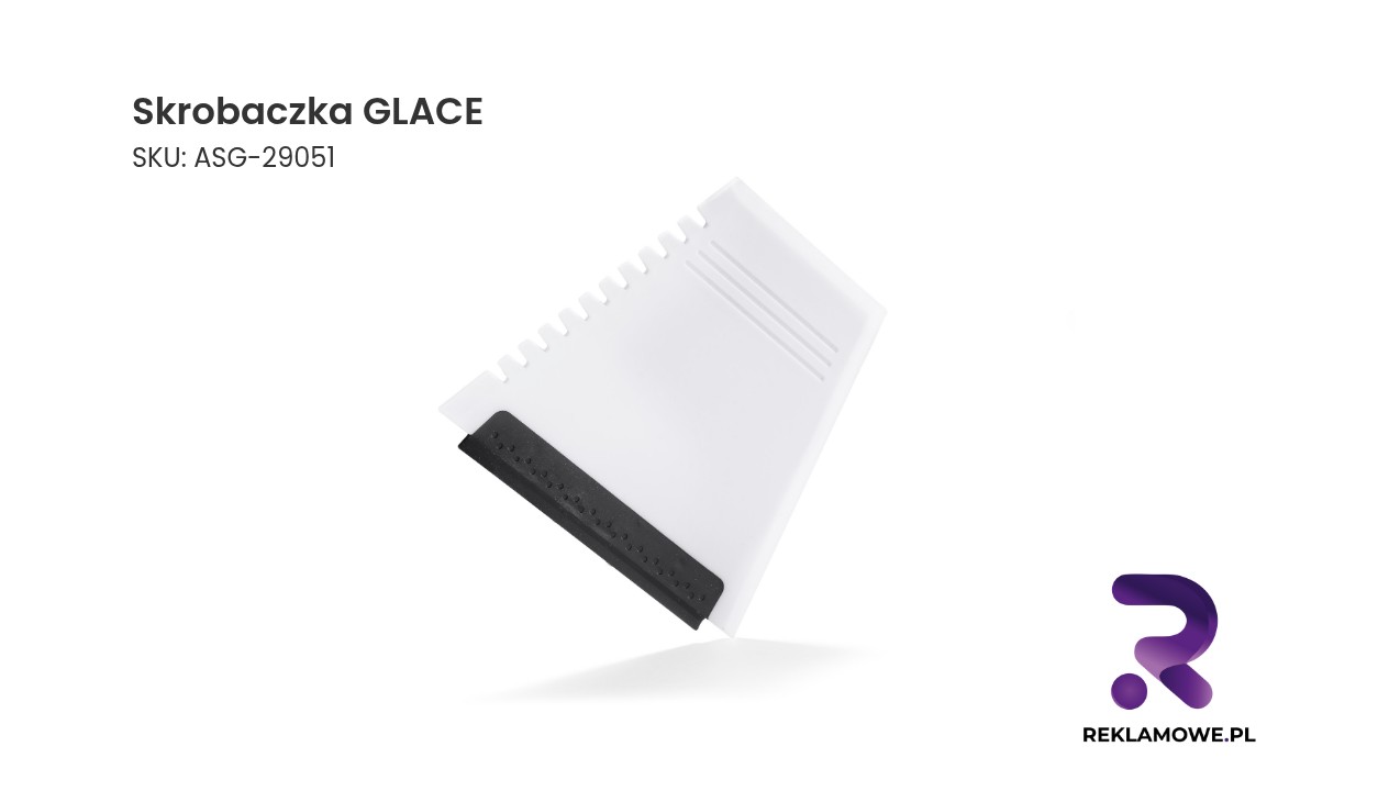 skrobaczka do szyb GLACE w akcji