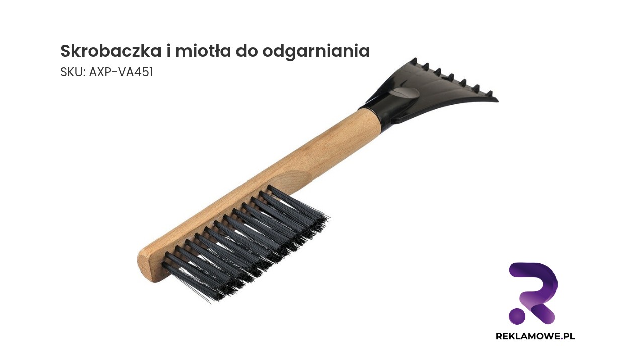 Skrobaczka i miotła do odgarniania śniegu Skrobaczka i miotła do odgarniania śniegu