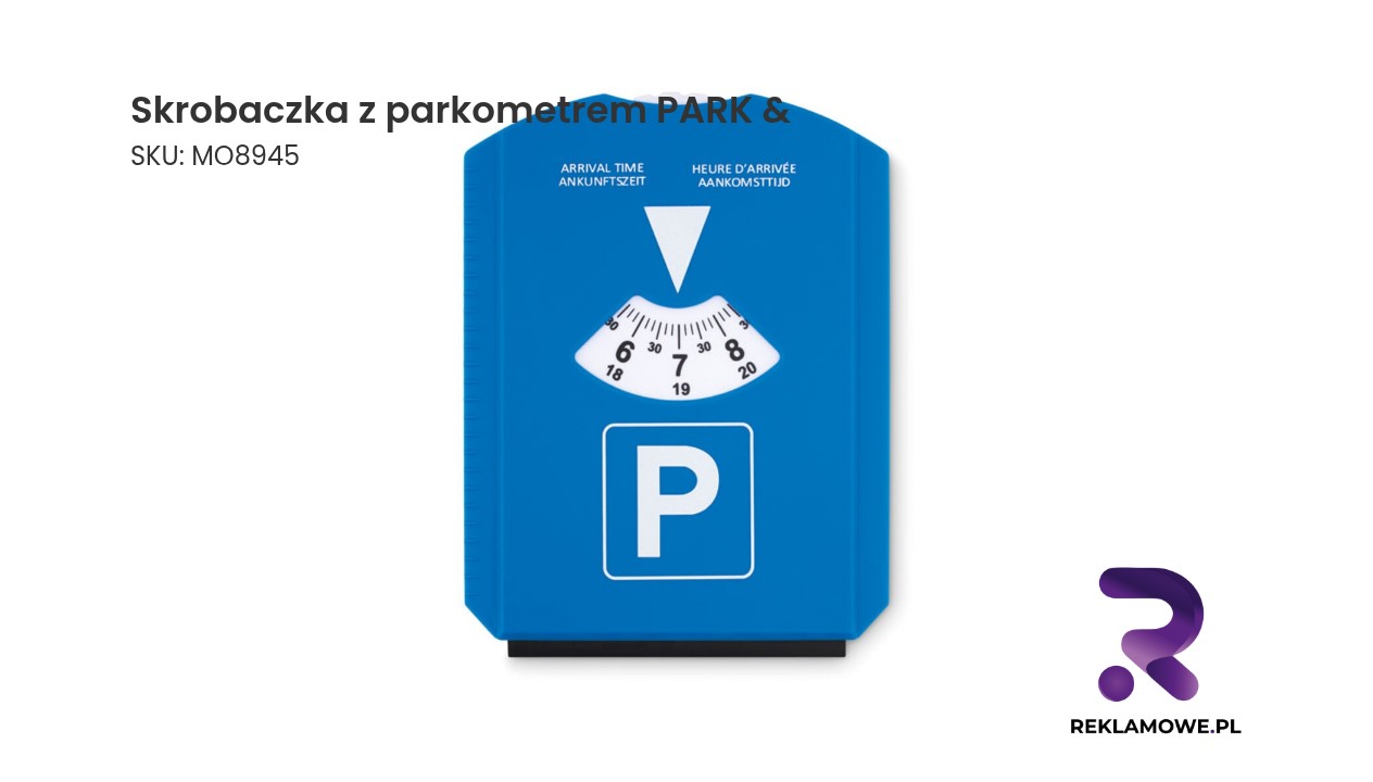Skrobaczka z parkometrem PARK & SCRAP Skrobaczka z parkometrem PARK – praktyczna skrobaczka do szyb samochodowych