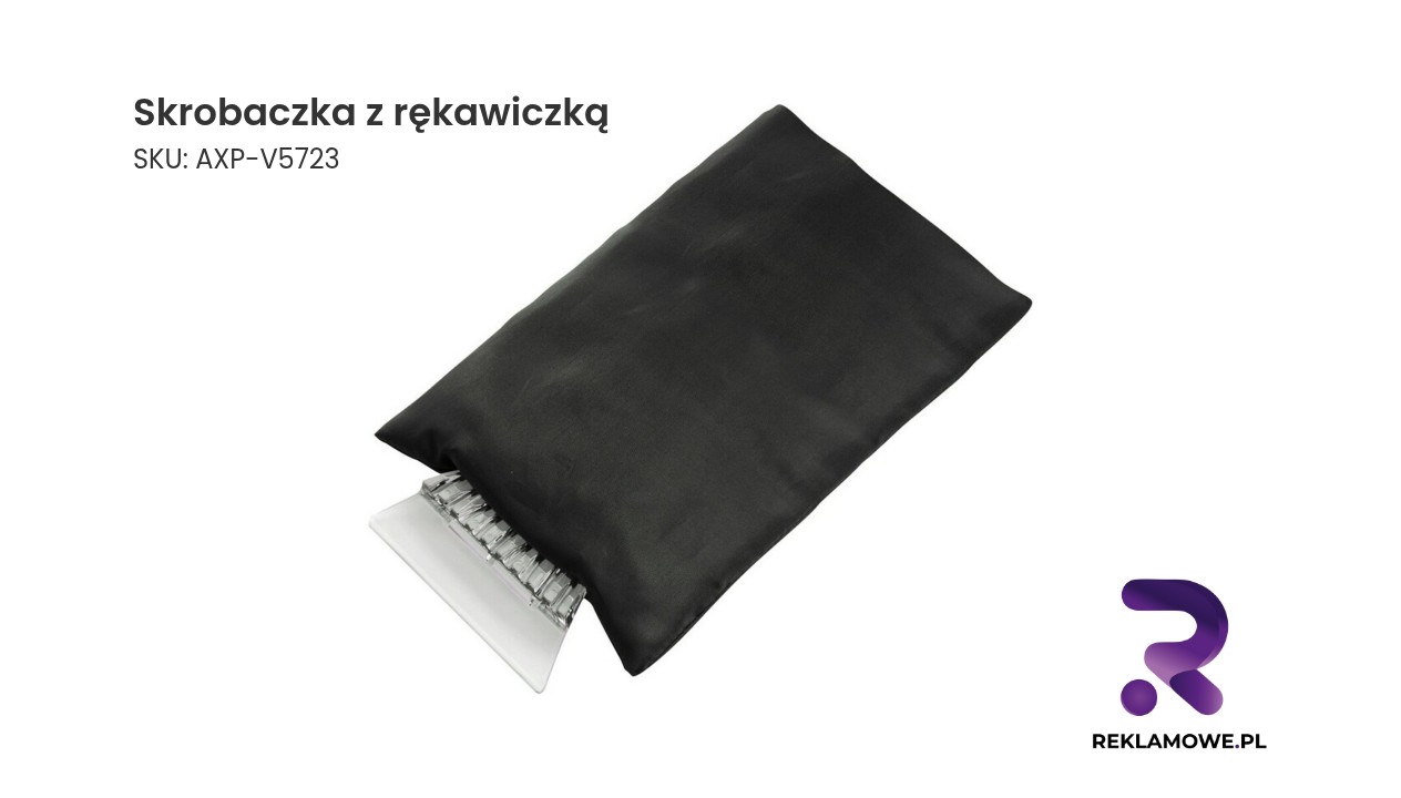 Skrobaczka z rękawiczką do szyb samochodowych