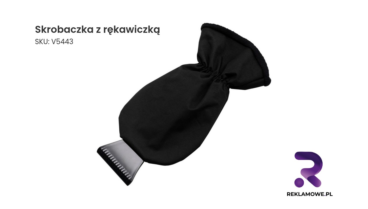 Skrobaczka do szyb samochodowych z rękawiczką