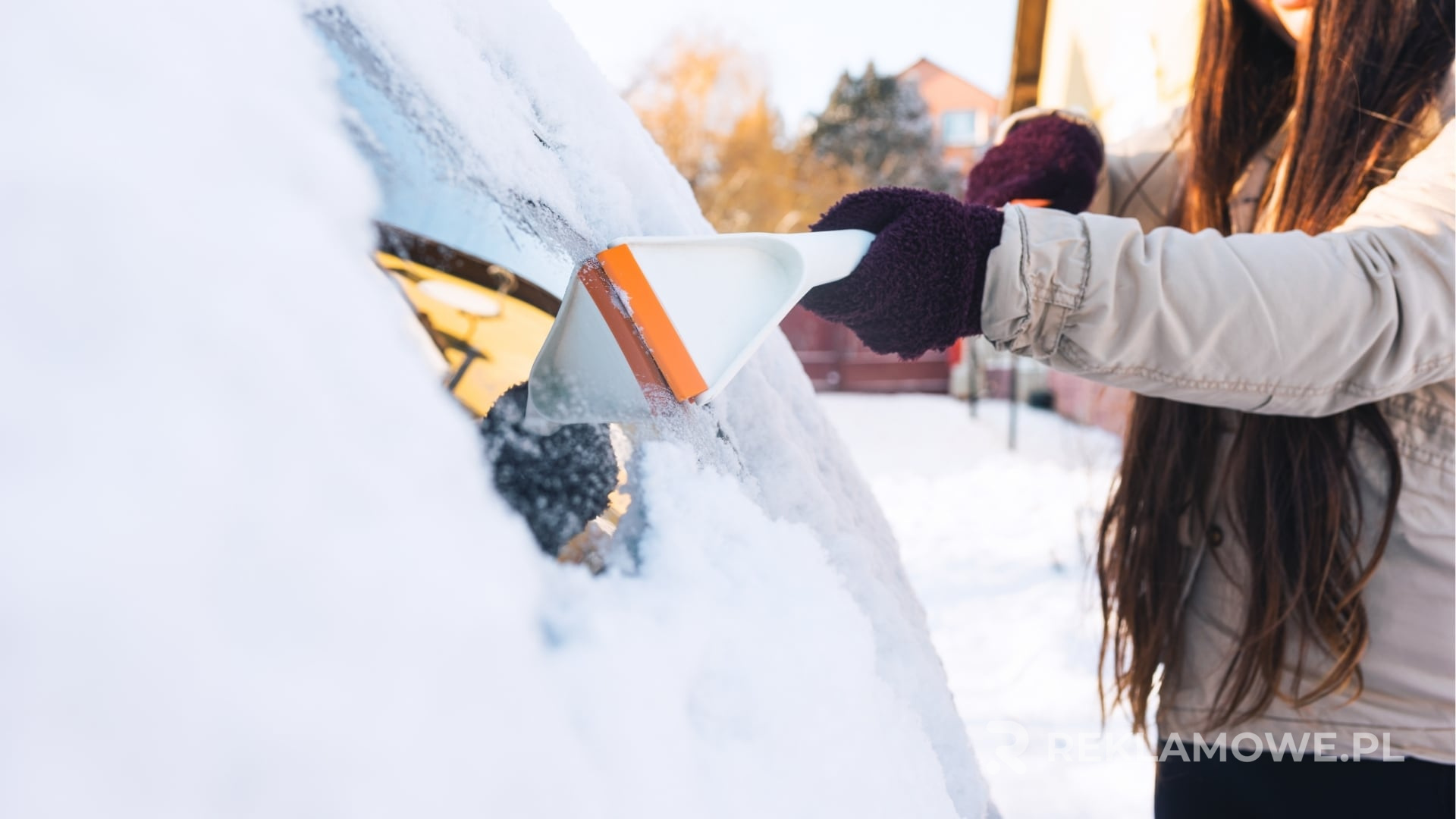 Skrobaczka reklamowa z logo firmy